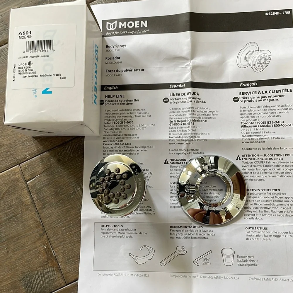 NEW Moen A501 Body Spray (6 available!)